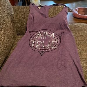 Purple Racer back Tank Top XXL